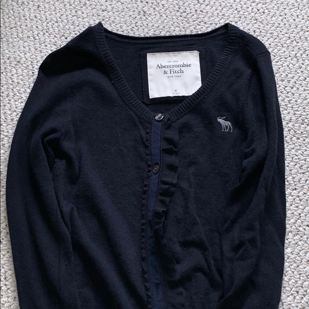 Abercrombie Navy Cardigan